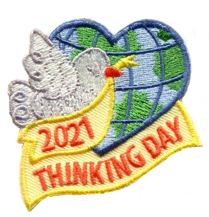 2021 Girl Scouts Embroidered Iron On World Thinking Day Patch Scout Fun